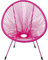 Kare Design Fauteuil de Jardin Acapulco Mono Rose