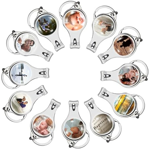 Bethel Lot de 100 Décapsuleurs Personnalisés avec Photo Couleur, Coupe-Ongles Robuste en Acier Inoxydable, Goodies Publicitaires, Cadeaux Promotionnels, Logo Entreprise