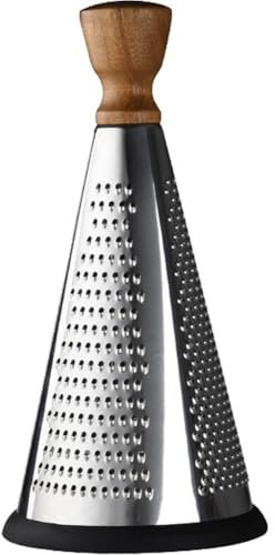 Tsffae Rallador De Queso Rallador Manual En Forma De Cono De Acero Inoxidable Rallador Doméstico para Queso, Chocolate, Verduras, Rallador De Pan De Maíz Multifuncional para Cocina
