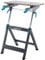 wolfcraft 6871000 Spann- und Maschinentisch Master 750 Ergo 13.2kg Schwarz, Silber