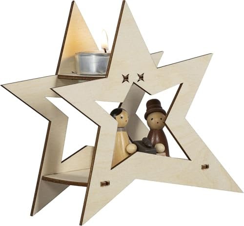 Rudolphs Schatzkiste Teelichthalter Christi Geburt BxHxT 20x15x5,5cm NEU Teelichthalter Jesu Christi Teelichtständer