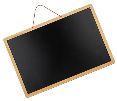 DIYEAH 1Stk Tafel Mini-Whiteboard hängendes Nachrichtenbrett ? Tarafl? Tahta Desktop-Whiteboard hängendes Whiteboard write board hangboard Message-Board-Ornamente Türbehänge hölzern Black