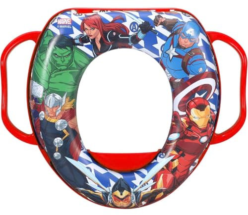 Marvel Avengers Toilettensitz für Kinder, universeller Toilettensitz mit Griffen