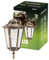 Lumiled Außenwandleuchte Vintage 230V Wandlampe Außenlampe Klassisch Wandleuchte Aluminium Braun Gold Glas IP44 Wasserdicht für E27 Leuchtmittel Outdoor Außen Garten Retro Gartenlampe