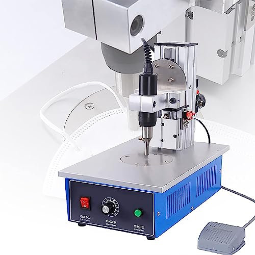 DRFGHK Saldatrice a punti ad ultrasuoni 1200W 35KHz Saldatrice di plastica, saldatrice a punti ad ultrasuoni con pedale elettronico Φ9mm per plastica di nylon