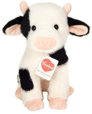 Teddy Hermann 91734 Kuh Smilla 25 cm, Kuscheltier, Plüschtier