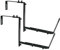 Soportes de caja de ventana, soportes para macetas, soportes ajustables de metal, 2 soportes resistentes para plantas de balcón, para patio, jardín, balcón