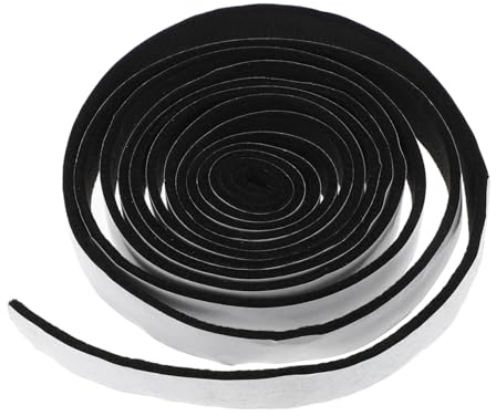 Toyvian Joint D'étanchéité Barbecue Ignifuge Noir 2 Cm x 3,6 m pour Fumoir Cuisson Extérieure Haute Température Camping Multifunction