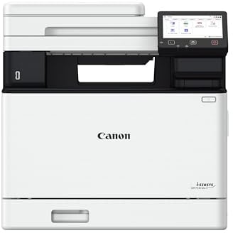 Canon i-SENSYS MF754cdw Farblaser-Multifunktionsdrucker WLAN 33 S/Min | Farblaser-Multifunktionsgerät für zuhause und Büro; drucken, kopieren, scannen; schnelle 33 Seiten/Min., Farb-Touchscreen