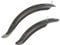 M-Wave Kinder Mud Max Kids F+R Schutzblech Set, schwarz, 12-18 Zoll