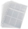 Lictin 450 Pockets Sammelkarten 50 Seiten Pro 9-Pocket Leere Sammelmappe, Neutral, Transparent Sammelkartenzubehör