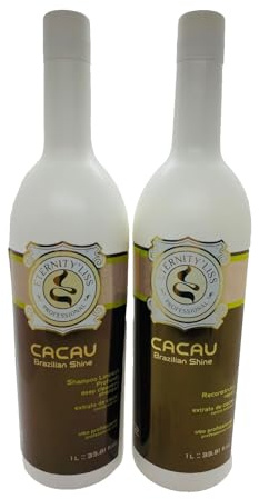 Eternity'Liss Brazilian Shine Cacau Keratin Haarglättungsbehandlung (Shampoo und Keratin)