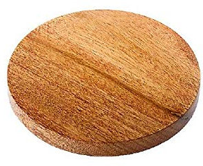Kerzenteller Holzteller, rund D 10 cm