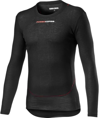 Castellelli – Prosecco Tech Long Sleeve – Radunterwäsche für Herren S Schwarz