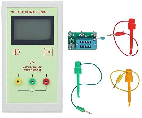 Vikye MK-328 Transistortester, Induktivitätskapazitätswiderstand Elektronisches Messgerät TR LCR ESR-Testmesser, MK328 Tester