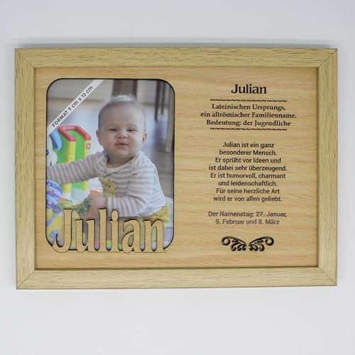 JULIAN - Bilderrahmen Holz, Bildhalter. Bild Rahmen, Fotorahmen stehend oder hängend - Für dein Zuhause. Picture Frame. Dekoration. Fotografie, Foto, Bild, Porträt, Portrait.