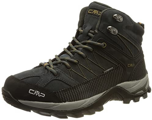 CMP Rigel Mid Trekking Shoes Wp, Scarpe da trekking Uomo, Grigio Antracite Torba, 41 EU