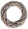 Rayher Hobby Rayher Weidenkranz silbergrau gewischt, 25 cm ø, Höhe 6 cm, Dekokranz, Tischkranz, Adventskranz, Türkranz, Kranz aus Zweigen, Naturkranz, Wandkranz, 65392561