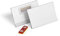 Durable Namensschild 54x90 mm mit Magnet verdrehsicher, Packung à 25 Stück, transparent, 824419