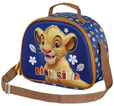 Disney Roi Lion Little Face-Sac à Goûter 3D, Bleu