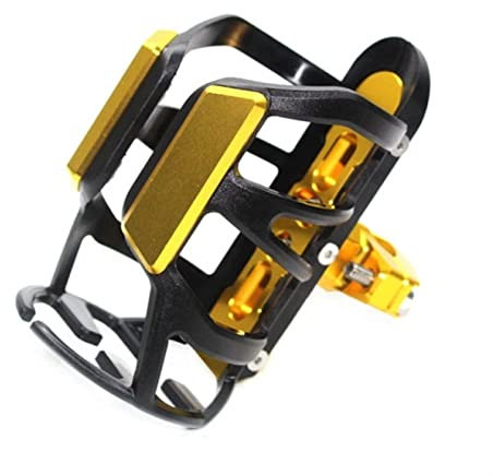 Accessoires pour Honda Forza 125 250 300 350 750 FORZA350 FORZA750 Moto Boisson Bouteille d'eau Boisson Porte-Gobelet Personnalisable (Couleur : Or)