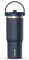 Hydrapeak Nomad Trinkbecher mit Griff und Trinkhalm-Deckel, auslaufsicher, doppelt isoliert, 950 ml, Edelstahl, Marineblau