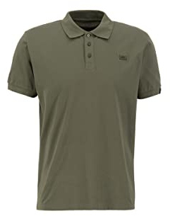 Alpha Industries X-Fit Polo Poloshirt für Herren Dark Green