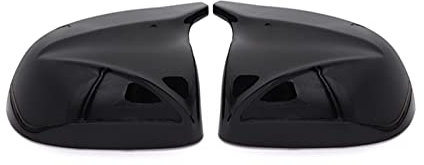 Spiegelkappen Für BMW X3 X4 X5 X6 X7 G01 G02 G05 G06 G07 2018 2019 2020 2021 2022 Shells Rearview Cap Real Carbon Fiber Mirror Cover Seitenspiegel Abdeckkappen (Farbe : Schwarz)