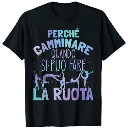 Divertente Ginnastica Ritmica Ginnastica Artistica Bambina Maglietta