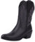 rismart Donna Western Stivali da Cowboy a Metà Polpaccio Ricamate Scarpe da Cowgirl Nero,37