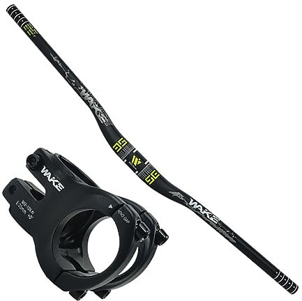 Mountainbike-Lenker, ergonomisches Design, leichter MTB-Lenker, 780 mm Carbon-Lenker, Mountainbike-Riser-Bars, Fahrradteile,Green,35mm