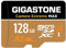 [5 Jahre kostenlose Datenwiederherstellung] GIGASTONE 128GB Micro SD-Karte, Kamera Extreme MAX, bis zu 160/100 MB/s, MicroSDXC-Speicherkarte für DJI, Gopro, Insta360, Dashcam, 4K Video, UHS-I A2 V30