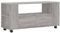 vidaXL TV Schrank, Fernsehschrank mit viel Stauraum, Fernsehtisch für Wohnzimmer, Lowboard Sideboard TV Ständer TV Gerät, Grau Sonoma Holzwerkstoff