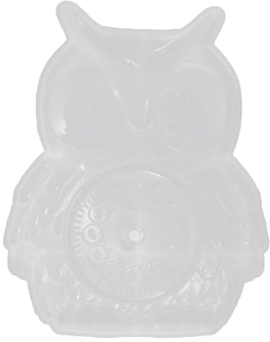 VILLCASE Silikon-eulenuhr-formbausatz Eulenuhr Wanddekoration Formenbau Zubehör