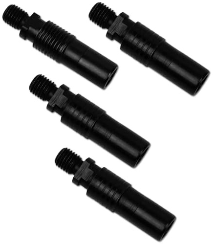 1-4 Stück Quick Release Adapter Aluminium schwarz Schnellverschluss für Bissanzeiger Banksticks Rutenauflagen