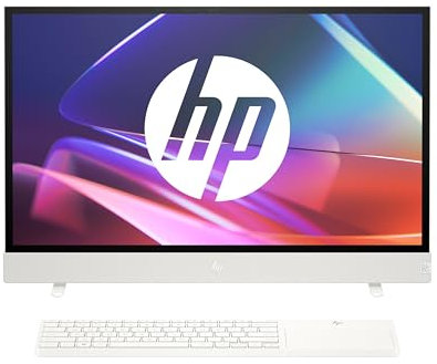 HP Envy Move All-in-One PC, display QHD da 23,8, Intel Core i5-1335U, RAM da 16 GB DDR5, SSD da 512 GB, grafica Intel UHD, Windows 11 Home, Bianco