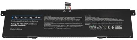 IPC-Computer batería Compatible para Xiaomi Air 13.3 - R13B02W con 37Wh