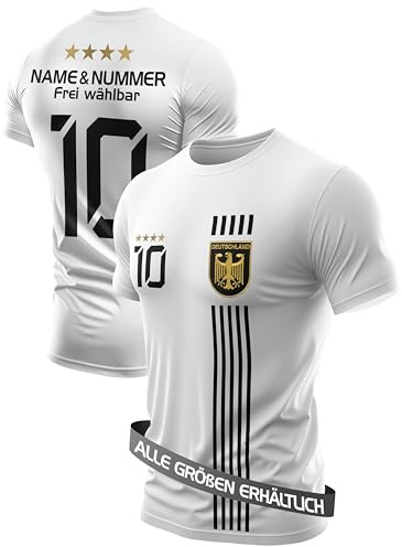 IIIII20Fo7IIIII Kindergeburtstag Fussball Geschenke Jungen Jahre - Trainingsanzug Kinder Fußball Trikot mit Sporthose kurz für Jungs - Deutschland Fanartikel - T Shirt Sport Set