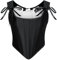 SCARLET DARKNESS Ladies Vintage Victorian Black Corset Tops for Women Party Overbust Bustier Elegant Renaissance Corsets 12