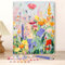 Fettwal Paysage Peinture Numero Adulte, Toile Peinture Pour la Décoration de la Maison 50x40cm, Paysage Coloriage Par Numero Adulte, Peinture par Numéro, Fleur