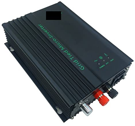 RFXOGTYFZ Onduleur de Liaison au réseau à Onde sinusoïdale Pure 600W, Micro onduleur for Batterie 24V 36V 48V 60V 72V 96V, Puissance de Sortie réglable(110-120v,PV 39-62V Bat 48V)