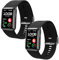 kwmobile Ersatzarmband kompatibel mit Huawei Watch D Armband - Fitnesstracker Band aus Silikon in Schwarz
