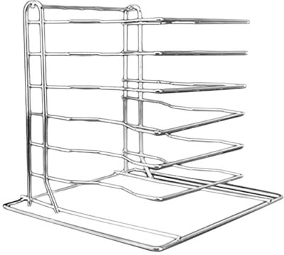 Colcolo Estante de refrigeración para Pizza, bandeja portátil multiusos para almacenamiento de cocina, estante organizador de cocina para Camping, 6 capas