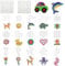 17 Pcs Hama Beads Pegboard Set - Clear Animal Shape Boards, Transparent Pin Plates for Kids DIY Ironing Projects - Includes Hammer and Template Paper Cards