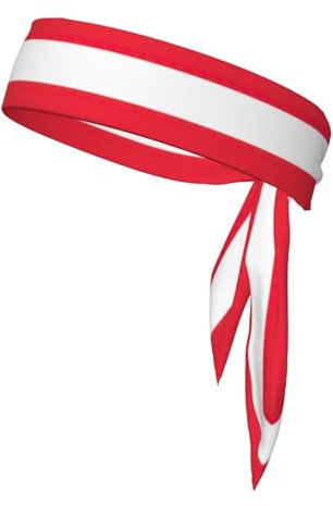 WenDang Sport-Stirnband mit Österreichischer Flagge, neutrales Sport-Kopfband, Laufen, Yoga, Sport-Stirnband