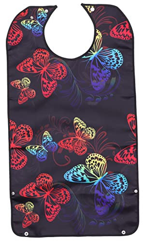 ERINGOGO Lätzchen Für Erwachsene Stoff Wiederverwendbar Waschbar Kleidungsschutz Seniorenschutz Beim Essen Und Trinken Für Männer Und Frauen