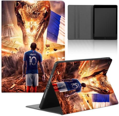 Tablet Cover per Huawei MatePad Pro 13.2, Football Disegni Pattern Stella del Calcio Custodia Flip Case in pelle PU con Supporto Funzione Modello TPU Antiurto Protettivo Folio Cover, Cool
