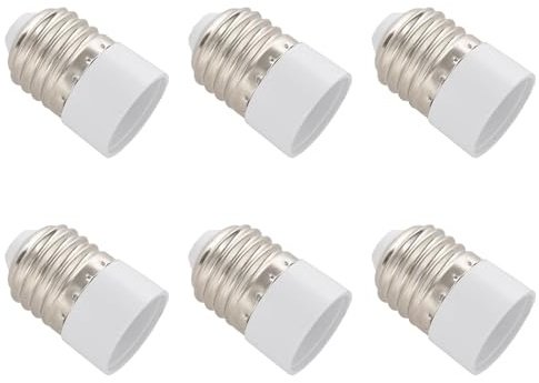 Xnuiasqe 6X E27 to E14 Base LED Light Lamp Bulb Adapter Converter