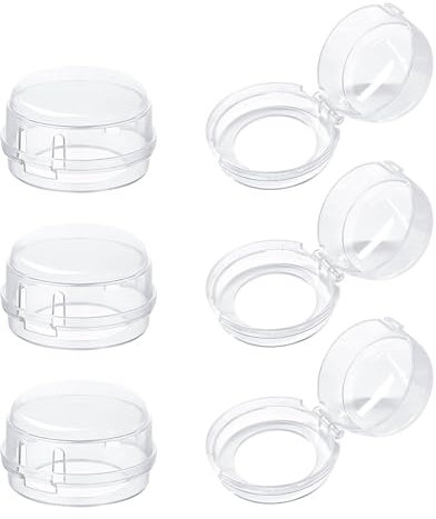 6 Pcs Stove Knob Covers, Oven Knob Lock Child Safety, Protective Cove Fire Guard Cooker Switch, Prevent Kids & Pets from Turning on The Stove, Easy Fit Device for Kitchen Safety