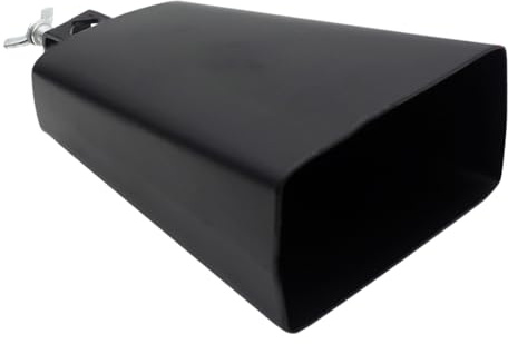 Bosiyrggrl Percussion Instrument Accessories Metal Cowbell 6 Inch Drum Accessories Cowbell